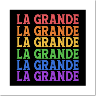 LA GRANDE COLORFUL CITY Posters and Art